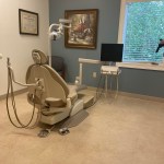Treatment room with chair
